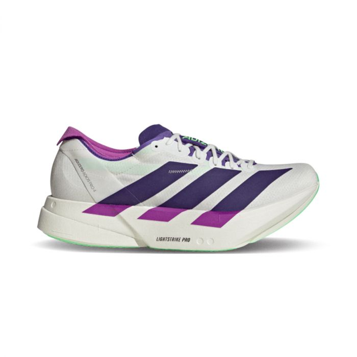 ADIDAS M ADIZERO ADIOS PRO 4 - CWHITE/CPURPL/LIMBUR