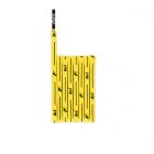 ARI COLORFUL SHOELACES - 3MM/125CM - YELLOW/YELLOW/BLACK