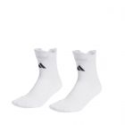 ADIDAS RUN X CUSHIONED SOCKS - WHITE/WHITE/BLACK