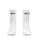 ARI ADEPT TERRY RUNNING CREW SOCKS - WHITE/BLACK/WHITE