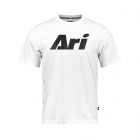ARI ESSENTIAL SIGNATURE TEE - WHITE/BLACK/BLACK