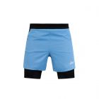 ARI MEN BREATHE 2IN1 V3 RUNNING SHORTS 3 INCHES - PARISIAN BLUE/PARISIAN BLUE/SILVER