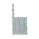 ARI TWIST SHOELACES - 5MM/115CM - SILVER/SILVER/BLACK