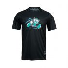 ARI X BENZILLA RUNNING TEE - BLACK/GREEN/SILVER