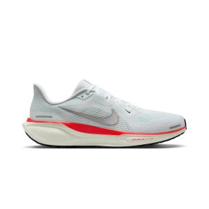 NIKE M AIR ZOOM PEGASUS 41 - WHITE/METALLICSILVER/BARELYGREEN