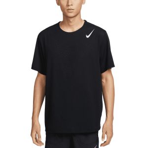NIKE M AEROSWIFT TEE - BLACK/SUMMITWHITE