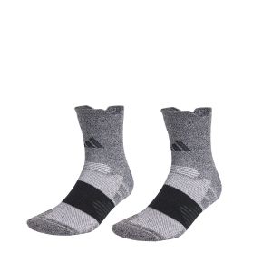 ADIDAS RUN X CUSHIONED SOCKS - BLACK/WHITE/BLACK