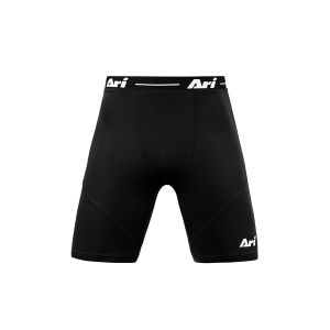 ARI COMPACT FIT SHORTS - BLACK/BLACK/WHITE