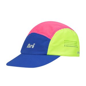 ARI WINDFLOW RUNNING CAP - BLUE/VOLT/PINK