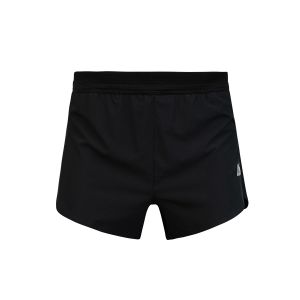ARI MEN ELITE 3 INCHES RUNNING SHORT - BLACK/BLACK/SILVER