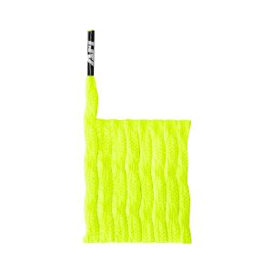 ARI TWIST SHOELACES - 5MM/115CM - LIGHT GREEN/LIGHT GREEN/BLACK