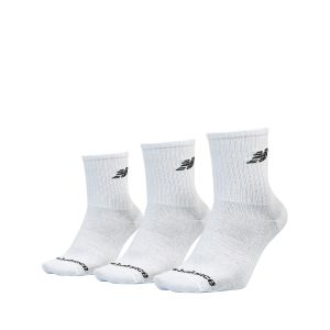NEW BALANCE LIGHTWEIGHT SOCK 3 PAIRS - WHITE
